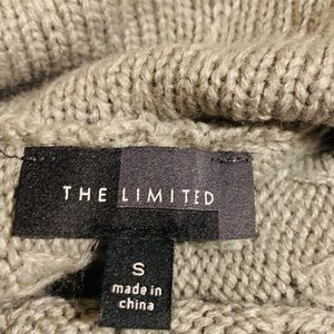 Gray, cowl neck sweater